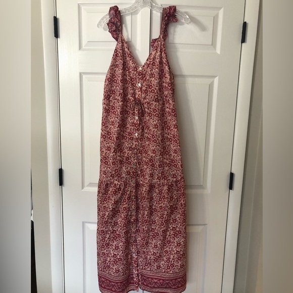 Faherty Hyland Maxi Dress M - Picture 2 of 3